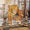Design Toscano King Tutankhamen’s Tomb Egyptian Throne Chair, 41 Inch, Gold