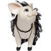 Design Toscano Lace and Lard, Madame Pig Statue(Full Color Finish)