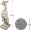 Design Toscano Man’s Best Friend Dog with Basket Outdoor Garden Statue, 8 Inches Wide, 12 Inches Deep, 19 Inches High, Handcast Polyresin, Antique Stone Finish(Antique Stone)