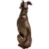 Design Toscano Man’s Best Friend Dog with Basket Outdoor Garden Statue, 8 Inches Wide, 12 Inches Deep, 19 Inches High, Handcast Polyresin, Antique Stone Finish(Antique Gold)