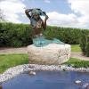 Design Toscano Matterhorn Ledge Garden Pedestal Table