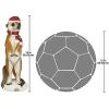 Design Toscano Merry Meerkat Holiday Greeter Statue(Set of 2)