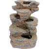 Design Toscano Mesquite Falls Illuminated Garden Fountain, 12.5 x 10 x 17.5(Devil Thumb Fall Illuminated Fountain)