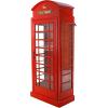 Design Toscano NE36832 British Telephone Booth Display Cabinet, Red Small