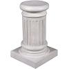 Design Toscano NE60510 Apollo Belvedere Bust and Plinth Roman Pedestal,Faux Stone Finish(Classical Greek Fluted)