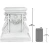 Design Toscano NG314100 Statuary Garden Base Riser, Large, Classic Plinth(Medium)