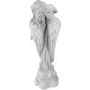 Design Toscano NG33765 Remembrance and Redemption Angel Religious Garden Statue, Medium 15 Inch, Ivory(ESTATE ASCENDING)