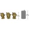 Design Toscano NG33769 Hear-No, See-No, Speak-No Evil Stacked Elephants Collectible Statue, Single,Medium(Set of Three)