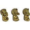 Design Toscano NG33769 Hear-No, See-No, Speak-No Evil Stacked Elephants Collectible Statue, Single,Medium(Set of Three)
