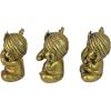Design Toscano NG33769 Hear-No, See-No, Speak-No Evil Stacked Elephants Collectible Statue, Single,Medium(Set of Three)