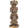 Design Toscano NG33769 Hear-No, See-No, Speak-No Evil Stacked Elephants Collectible Statue, Single,Medium(Twin)