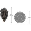 Design Toscano Nottingham Woods Greenman Tree Face Indoor/Outdoor Fantasy Wall Sculpture, 15 inches tall, Cast Stone Resin, Woodtone Finish