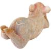 Design Toscano Piggy Garden Statue Porker, Multicolored 6.5″Wx15.5″Dx8.5″H(Vogue the Lounging Pig)