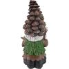 Design Toscano Pinecone Percy Woodland Gnome Statue, 31.5 Inch(Pinecone Percy)
