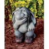 Design Toscano Pinecone Percy Woodland Gnome Statue, 31.5 Inch(Pondering Sylvester)
