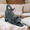 Design Toscano Playful Cat on Back Statue(Cat Stretching)