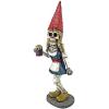Design Toscano QL30757 Attack of The Dead Walking Zombie Apocalypse Graveyard Garden Gnome Statue, One Size, Full Color(Gerta)