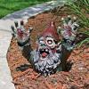 Design Toscano QL30757 Attack of The Dead Walking Zombie Apocalypse Graveyard Garden Gnome Statue, One Size, Full Color(Gnombie)