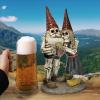 Design Toscano QL30757 Attack of The Dead Walking Zombie Apocalypse Graveyard Garden Gnome Statue, One Size, Full Color(Oktoberfest Greta)