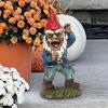 Design Toscano QL30757 Attack of The Dead Walking Zombie Apocalypse Graveyard Garden Gnome Statue, One Size, Full Color(The Dead Walking Zombie)