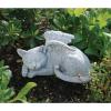 Design Toscano QL6080 Cat Angel Pet Memorial Grave Marker Tribute Statue, 10 Inches Wide, 5 Inches Deep, 5 Inches High, Antique Stone Finish(Cat Angel)