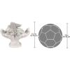 Design Toscano QL6080 Cat Angel Pet Memorial Grave Marker Tribute Statue, 10 Inches Wide, 5 Inches Deep, 5 Inches High, Antique Stone Finish(Cat in Gods Hands)