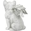 Design Toscano QL6080 Cat Angel Pet Memorial Grave Marker Tribute Statue, 10 Inches Wide, 5 Inches Deep, 5 Inches High, Antique Stone Finish(Large Loving Friend)