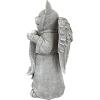 Design Toscano QL6080 Cat Angel Pet Memorial Grave Marker Tribute Statue, 10 Inches Wide, 5 Inches Deep, 5 Inches High, Antique Stone Finish(Paw Prints on Our Hearts)