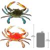 Design Toscano QL95882 Tropical Crabs Wall Sculpture, Set of 2, Full Color
