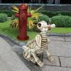 Design Toscano QM14021 Fetch The Skeleton Dog Statue, Faux Bone Finish