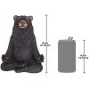 Design Toscano QM17010 Christmas Ornament – Garden Gnomes Figurine – Zen Garden Gnomes – Meditating Gnome Statues, 3 Inch(Honey Zen Bear)