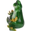 Design Toscano QM17010 Christmas Ornament – Garden Gnomes Figurine – Zen Garden Gnomes – Meditating Gnome Statues, 3 Inch(Yoga Frog)