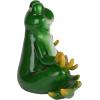 Design Toscano QM17010 Christmas Ornament – Garden Gnomes Figurine – Zen Garden Gnomes – Meditating Gnome Statues, 3 Inch(Yoga Frog)