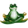 Design Toscano QM17010 Christmas Ornament – Garden Gnomes Figurine – Zen Garden Gnomes – Meditating Gnome Statues, 3 Inch(Yoga Frog)
