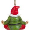 Design Toscano QM17010 Christmas Ornament – Garden Gnomes Figurine – Zen Garden Gnomes – Meditating Gnome Statues, 3 Inch(Zen Gnome Set of Three)