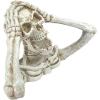 Design Toscano QM21463 The Creeper from The Grave Garden Statue Zombie Halloween Decoration, One Size, Multicolored(The Screaming Skeleton Statue – Medium)