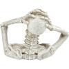 Design Toscano QM21463 The Creeper from The Grave Garden Statue Zombie Halloween Decoration, One Size, Multicolored(The Screaming Skeleton Statue – Medium)