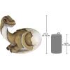 Design Toscano QM2728000 Baby Tyrannosaurus Rex Dino Egg Statue,Full Color(Baby Brachiosaurus Dino)