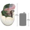 Design Toscano QM2728000 Baby Tyrannosaurus Rex Dino Egg Statue,Full Color(Baby Tyrannosaurus Rex Dino)