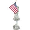 Design Toscano QM7512030 Patriotic Flag Children Statue,Antique Stone