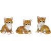 Design Toscano QM92008 Bunny Den Rabbits Indoor/Outdoor Set of Three Garden Animal Statues, 5 Inches Tall, Handcast Polyresin, Full Color Finish(Tabby Kitten)