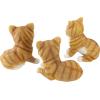 Design Toscano QM92008 Bunny Den Rabbits Indoor/Outdoor Set of Three Garden Animal Statues, 5 Inches Tall, Handcast Polyresin, Full Color Finish(Tabby Kitten)
