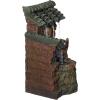 Design Toscano QN164017 Water Fountain with LED Light – Willow Bend Garden Decor Fountain – Outdoor Water Feature, Multicolored, 10½”W x 10″D x 18″H(Faux Wood and Stone)