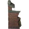 Design Toscano QN164017 Water Fountain with LED Light – Willow Bend Garden Decor Fountain – Outdoor Water Feature, Multicolored, 10½”W x 10″D x 18″H(Faux Wood and Stone)