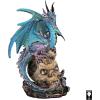 Design Toscano QS91653 Dragon Assassin on Skull Gothic Decor Statue Figurine, 7 Inch, Full Color(Assassin on Skull)