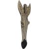 Design Toscano QS91812 Elephant Animal Mask of the Savannah Wall Decor Sculpture, Multicolored(Zebra)