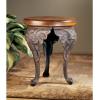 Design Toscano SP16060 Three Elephants of Timbe Sculptural End Table,Brown(Three Elephants)