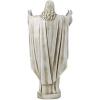 Design Toscano Sacred Heart Holy Religious Garden Statue, 10 inches Wide, 22 inches Tall, Cast Stone Resin, Antique Stone Finish(Antique Stone)