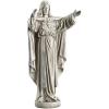 Design Toscano Sacred Heart Holy Religious Garden Statue, 10 inches Wide, 22 inches Tall, Cast Stone Resin, Antique Stone Finish(Antique Stone)