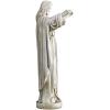 Design Toscano Sacred Heart Holy Religious Garden Statue, 10 inches Wide, 22 inches Tall, Cast Stone Resin, Antique Stone Finish(Antique Stone)